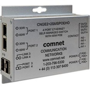 ComNet 10/100/1000 Mbps Intelligent Redundant Ring Gigabit Switch with Optional PoE+
