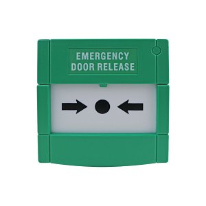 CDVI EM301 EM Series Triple-Pole Resettable Emergency Door Release with Light, 2A at 30VDC, Green