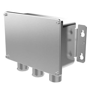 Hikvision DS-1284ZJ-M Junction Box for Bullet and Turret Cameras, Load Capacity 3kg, Stainless Steel, White