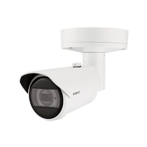 Hanwha XNO-C6083R Wisenet X Series, WDR IP67 2MP 2.8-12mm Motorized Varifocal Lens, IR 40M IP Bullet Camera, White