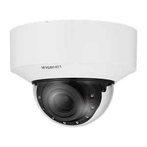 Hanwha XNV-C7083R Wisenet X Series, WDR IP67 4MP 2.8-10mm Motorized Varifocal Lens, IR 40M IP Dome Camera, White