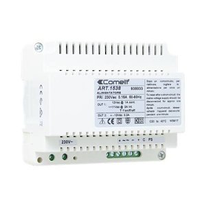 Comelit 1538 4+1 Input Traditional System Intercom Power Supply, 230V AC