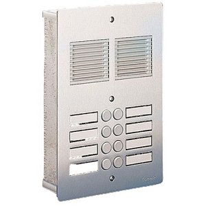 Comelit 3010-N N Series, Single Plate Entrance Panel 10 Rows of Button Flush Mount