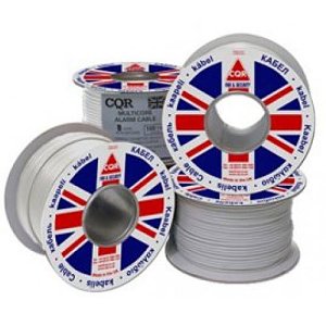 CQR CAB4HF 100M Type 2 LSZH Unscreened 4 Core Professional Halogene-Free Cable, White