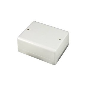 CQR EB820 Empty Plastic Box, Square 130 X 130 X 55mm, White