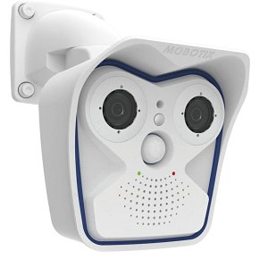 Mobotix MX-M16B-6D6N061 Dual IP Camera with Two Installed Sensor Modules, White