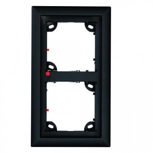Mobotix MX-OPT-FRAME-2-EXT-BL External Mounting Double Frame, Black