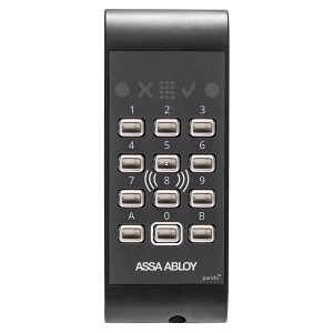 ASSA ABLOY Pando Secure Go Contactless Card Reader with Backlit Keypad, IP54, 12-24V DC (S559885J084)