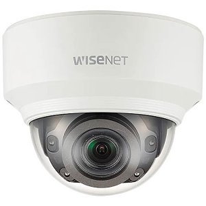 Hanwha XND-8080RV Wisenet X Series, 5MP 3.9-9.4mm Motorized Varifocal Lens, IR 30M IP Network Dome Camera, Ivory