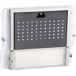 Comelit 33401A Ikall Series, 1-Button Audio Module, Nameplate with LED, Stainless Steel