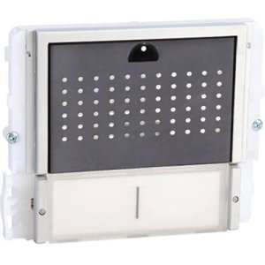 Comelit 33402A Ikall Series, 2-Button Audio Module, Nameplate with LED, Stainless Steel