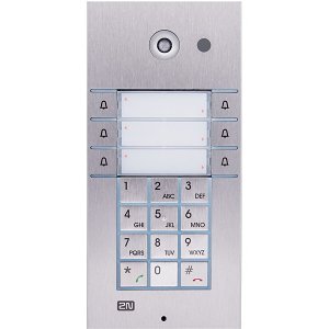 2N IP Vario Helios 6-Button Intercom Door Station Module with Keypad and Camera