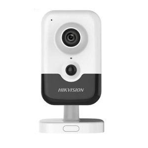Hikvision DS-2CD2443G2-I Pro Series AcuSense 4MP Fixed Cube IR WDR IP Camera, 2mm Fixed Lens, White