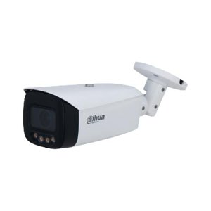 Dahua IPC-HFW5449T1-ZE-LED Wizmind Series, IP67 4MP 2.7-12mm Motorized Varifocal Lens, IP Bullet Camera, White