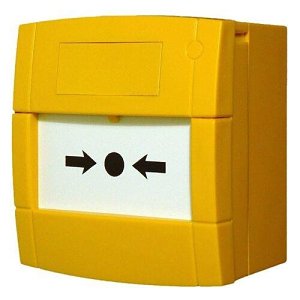 KAC M4A Indoor Break Glass Manual Call Point, Surface Mount, Yellow