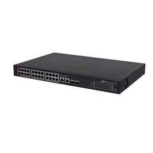 Dahua PFS3228-24GT-360 Intelligent PoE, Red Port Supports BT 90W, All-giga Ports