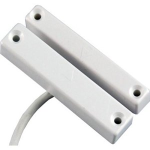 CQR SC513 Magnetic Surface Door Contact, 4-Wire, Operating Gap 20mm, White