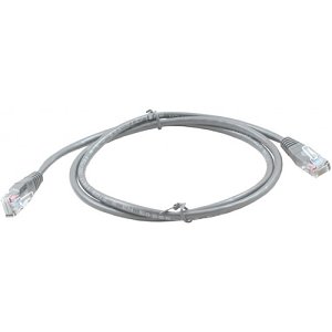 Connectix 003-3NB4-005-01C CAT5e Patch Cable, LSOH with Latch Protection Boot, RJ45, UTP, 0.5m, Grey