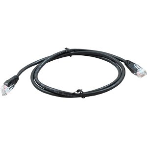 Connectix 003-3NB4-030-09C Magic Patch Series CAT5e Patch Cable, LSOH with Latch Protection Boot, RJ45, UTP, 3m, Black