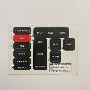 LDA Audio Tech MESRVAP101-XX Custom Texts Sticker Vap-1 (1pc)