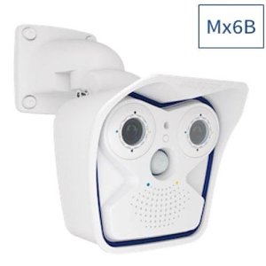 Mobotix Mx-M16B-6D6N079 All Round Dual IP Camera Set with Two Installed Sensor Modules, White