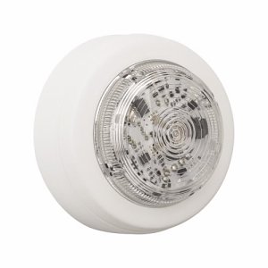 Eaton Fulleon, Solista Maxi LED Beacon, Clear Lens, Amber Flash, White Housing, Shallow white (W1) Base (SOLX/AF/CL/W1/S Amber FLASH)