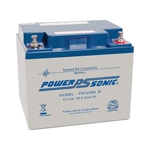 Powersonic PS-12380 PS Series, 12V, 38Ah, Sealed Lead Acid Rechargable Battery, 20-Hr Rate Capacity