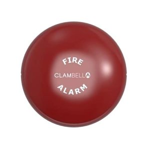 LGM Products CBE6-RS-012-EN VIMPEX CLAMBELL 12V 6" FIRE Alarm BELL - SHALLOW Base - RED - CBE6-RS-012-EN