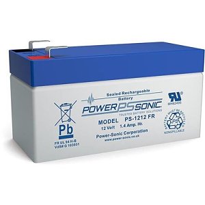 Power Sonic PS1212VDS PS Series 12V 1.2AH VdS and NCP Approved VRLA Battery