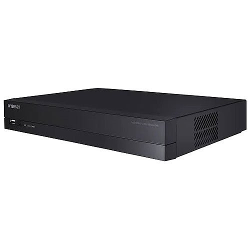 Hanwha XRN-420S Wisenet X Series, 4K 4-Channel 50Mbps 2TB HDD NVR with 4 PoE Ports
