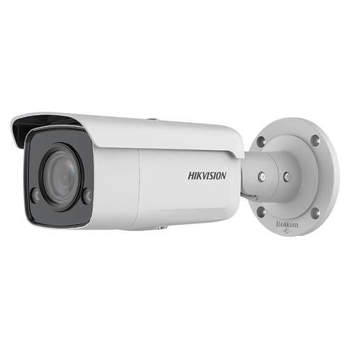 Hikvision DS-2CD2T87G2-L Pro Series ColorVu 4K IP67 IP Bullet Camera,  4mm Fixed Lens, White