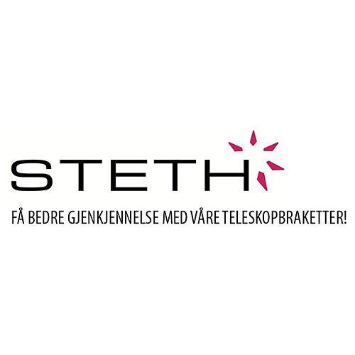 Steth 1010-W loftsbeslag, 150 mm, 2 kg vægtkapacitet, hvid