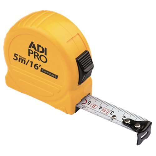 ADI PRO WBXTAPE5M Tape Measure, Inch-Metric, 5m