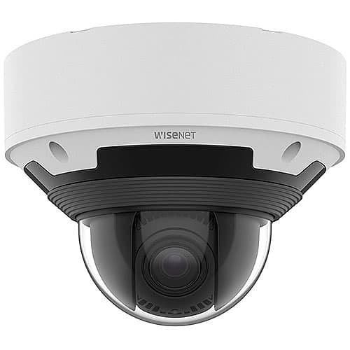 Hanwha XNV-8083RZ Wisenet X Series 6MP AI IR Vandal Dome IP Camera, 4.4-9.3mm Lens