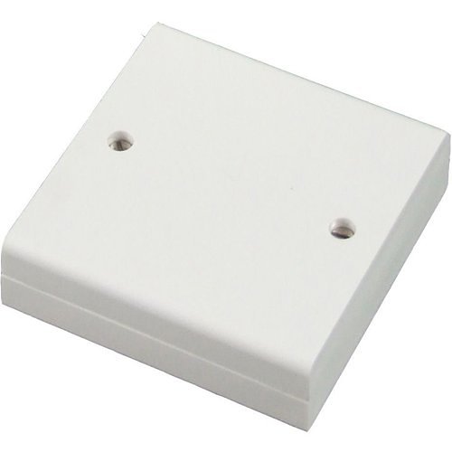 CQR EB820 Empty Plastic Box, Square 65 X 65 X 18mm, White