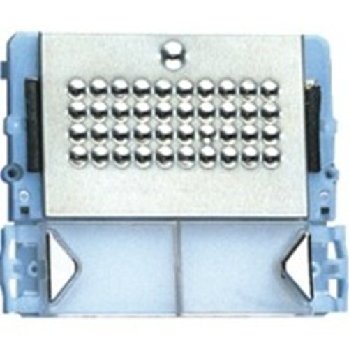 Comelit PAC 3320-2 Powercom Series, 2-Button Module with Blue LED, Stainless Steel