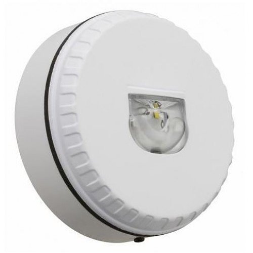 Eaton Fulleon, Solista LX Wall LED Beacon, Red Flash, White Housing, Shallow white (W1) Base (I SOL-LX-W/RF/W1/S)