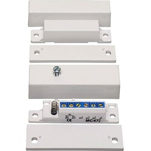 Alarmtech MC-472 MC 400 Series, High Security Contact With Change-over Function NC-NO and 6 Screw Terminals, Surface Mount