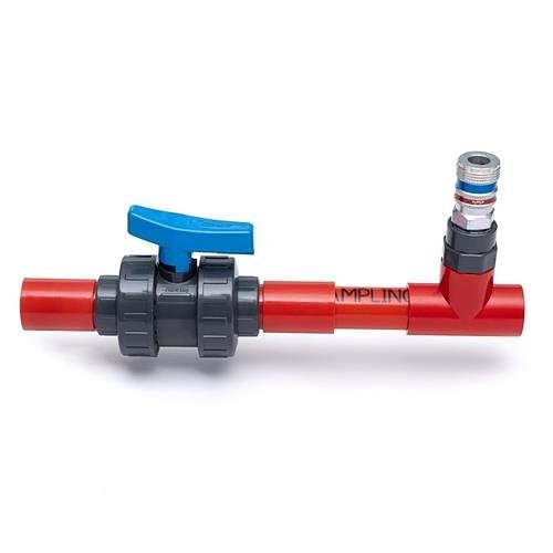 Bisson ABS/BOV Blowthrough Valve, 25mm, Red