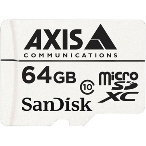 AXIS 64 GB Class 10 microSDXC - 20 MB/s Læs - 20 MB/s Skriv