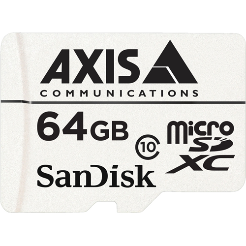 AXIS 64 GB Class 10 microSDXC - 10 Pakke - 20 MB/s Læs - 20 MB/s Skriv