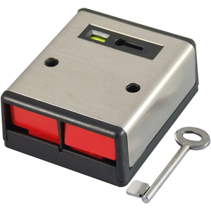 CQR PADP2 Alarmknap - Rustfri Stål - Acrylonitrilbutadienstyren (ABS), Metal