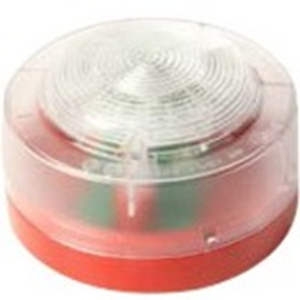 KAC Sikkerheds stroboskoplys - Hvid - Kablet - Visuelt, Hørbar - Vægmontering, Kan monteres på loftet - Rød