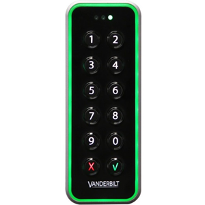 Vanderbilt VR50M-MF Kortlæser/tastatur adgangsenhed - Black - Door - Nærhed - Seriel - Wiegand - 30 V DC - Mullion-montering