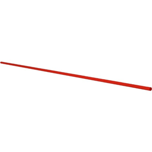 Bisson rør - Rød - 25 mm x 300 mm - Acrylonitrilbutadienstyren (ABS)