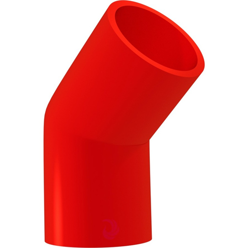 Bisson - Rød - 25 mm Ø x 61 mm - Acrylonitrilbutadienstyren (ABS)
