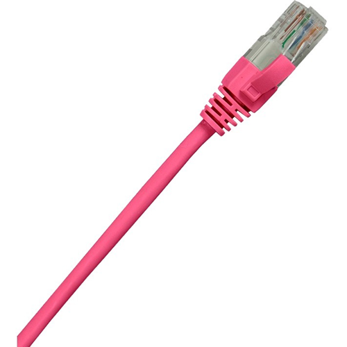 Magic Patch 2 m Kategori 5e Netværks Kabel til Netværksenhed - First End: 1 x RJ-45 - Forlængerledning - LSOH, LSZH - Pink