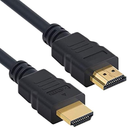 W Box 1 m HDMI A/V-kabel - First End: 1 x HDMI Digital Lyd/Video - Second End: 1 x HDMI Digital Lyd/Video - 18 Gbit/s - Supports up to3840 x 2160 - Guld Plated Connector - 30 AWG - Sort