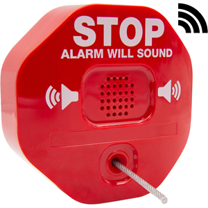 STI Ildslukkeralarm - Trådløs - 105 dB - Hørbar - Rød