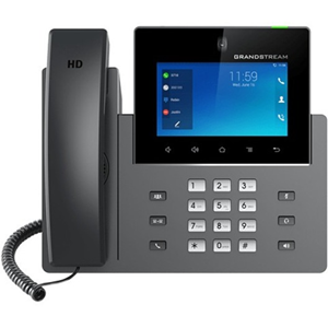 2N GXV3350 IP Telefon - Bluetooth, Wi-Fi - Sort - VoIP - 2 x Netværk (RJ-45) - PoE Ports